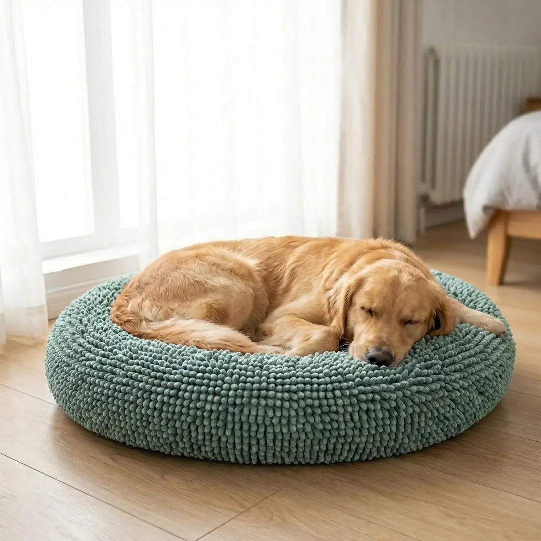 Muddy Mat Cloud K-9 Chenille Pet Bed - Round