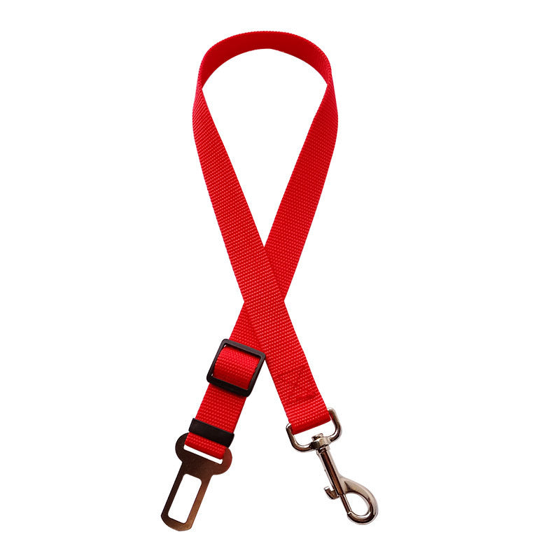 Adjustable Pet Car Seat Belt and Harness for Dogs and Cats - Safety Lead Clip for Vehicle Travel