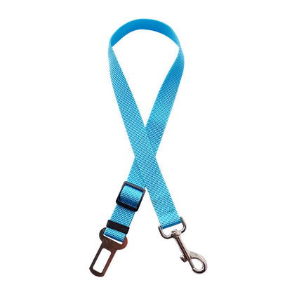 Adjustable Pet Car Seat Belt and Harness for Dogs and Cats - Safety Lead Clip for Vehicle Travel