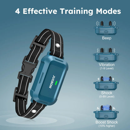 Jugbow Dog Collar - 4200FT Dog Collar with Remote, IPX8 Waterproof Electric Collar with 4 Training Modes, Outdoor Rechargeable E-Collar-Dt68 #Summervibes #Petlovers