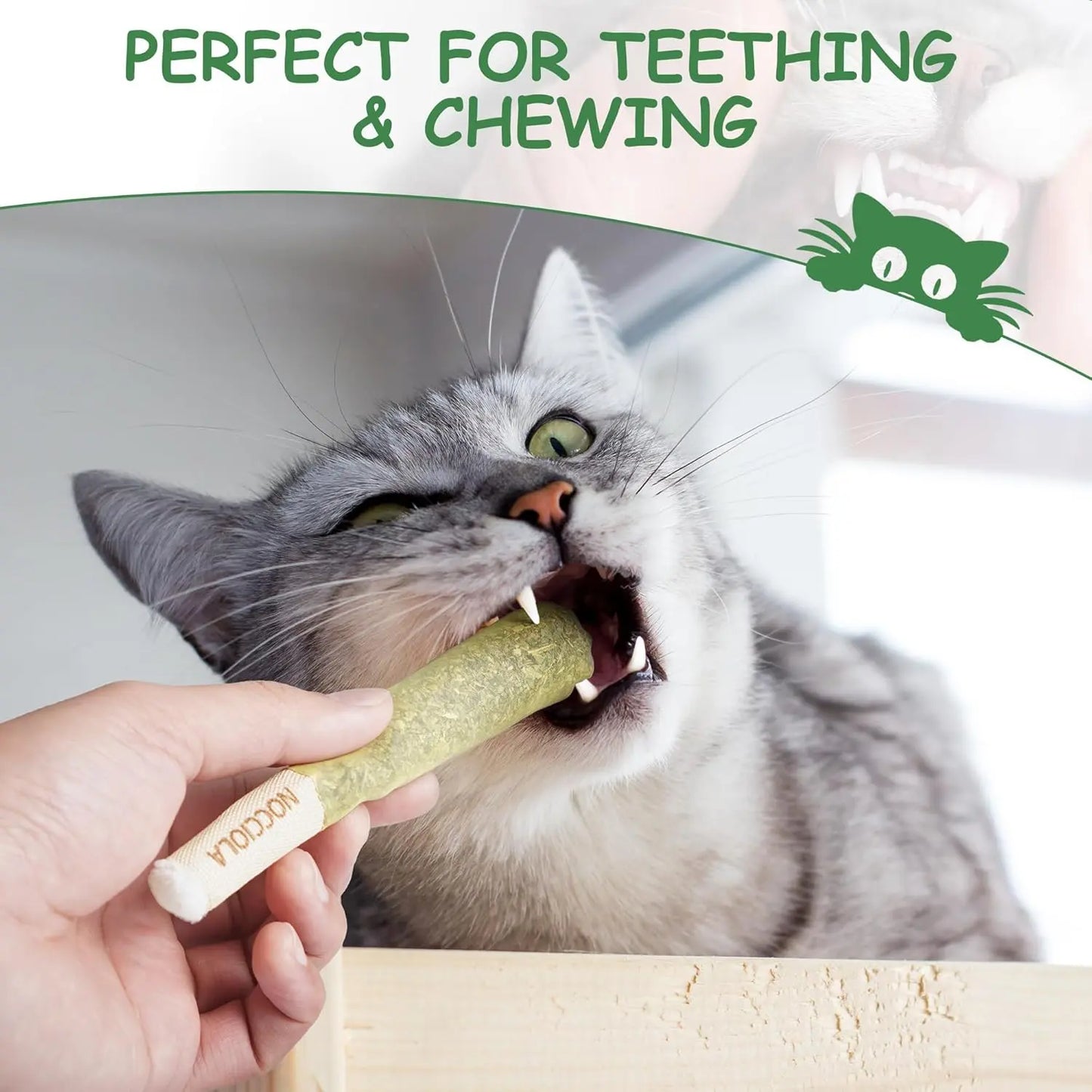 Nocciola 3 Pack Purr-Re-Roll Cat Toy Set, 100% Premium Cat Herb Filling, Natural Stimulation for Cats, Safe Teething & Kicker Toys, Perfect for Kittens