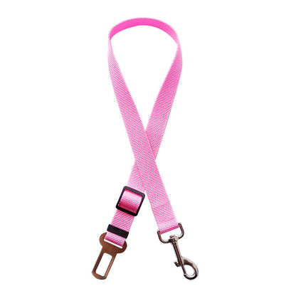 Adjustable Pet Car Seat Belt and Harness for Dogs and Cats - Safety Lead Clip for Vehicle Travel